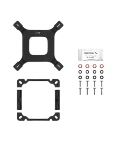 მაგრილებელი AG400 DIGITAL BK ARGB, DeepCool Cooler, 3-Pin RGB LED, 4-Pin PWM, 500~2100 RPM, Hydro Bearing,AMD/AM5/AM4