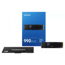 SAMSUNG SSD 990 EVO 2TB, PCIe 5.0 M.2 2280, 5000MB/s  PCIe® 4.0 x4 / 5.0 x2 NVMe™ 2.0 (MZ-V9E2T0B/AM)