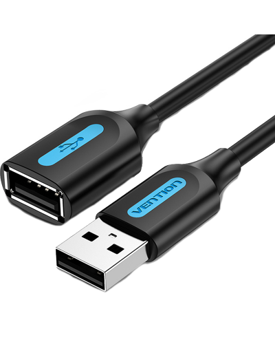 USB ადაპტერი VENTION CBIBF 2.0 A MALE TO A FEMALE (1 M)