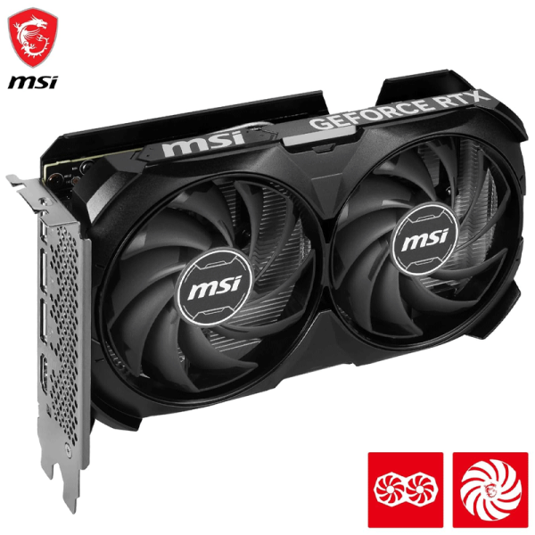 ვიდეობარათი MSI GeForce RTX 4060 Ti VENTUS 2X BLACK 16G