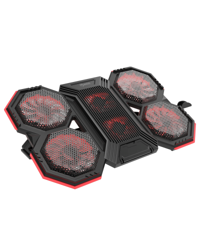 ნოუთბუქის გამაგრილებელი Marvo FN-41, Laptop Cooler Cooling Pad, Black