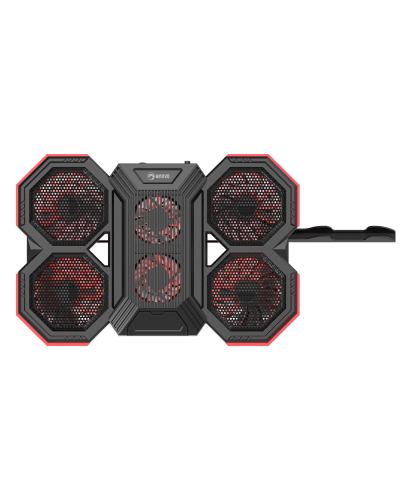 ნოუთბუქის გამაგრილებელი Marvo FN-41, Laptop Cooler Cooling Pad, Black
