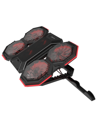 ნოუთბუქის გამაგრილებელი Marvo FN-41, Laptop Cooler Cooling Pad, Black