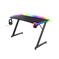 კომპიუტერის მაგიდა Trust GXT 710 Luminus Pro RGB DESK Black