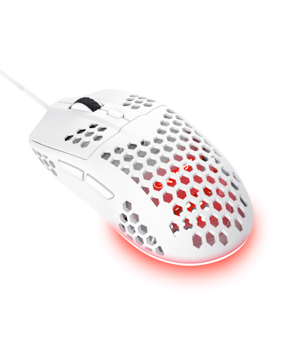 მაუსი Trust GXT928W HELOX LIGHTWEIGHT MOUSE WHITE