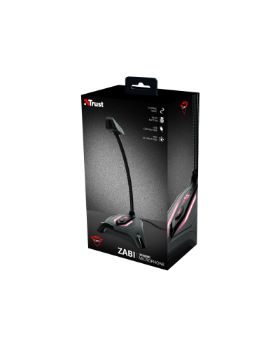 მიკროფონი TRUST GXT215 ZABI USB LED MICROPHONE