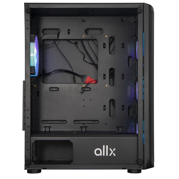 ქეისი ALLX AX-G2148, Computer Case, E-ATX, ATX, MATX, USB 3.0x1, USB 1.0x2, AUDIO, Black