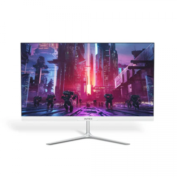 მონიტორი INTEX MONITOR FLAT 24", IT-1502-,frameless design White FHD 1920x1080 IPS 5ms 100Hz- HDMI*3 RCA AVIN COAX