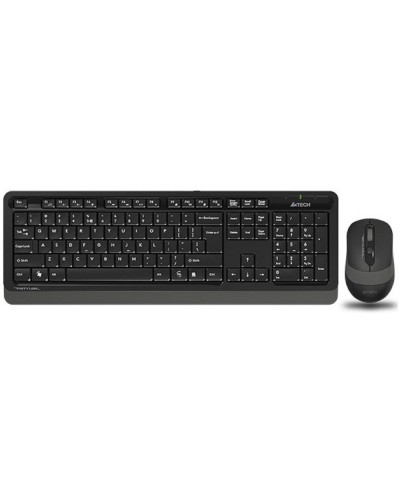 კლავიატურა-მაუსი: A4tech Fstyler FG1010 Wireless Combo Set EN/RU Grey