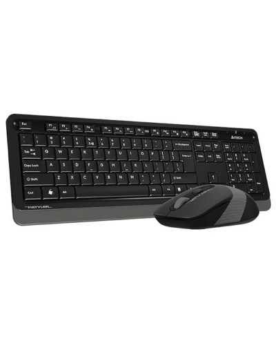 კლავიატურა-მაუსი: A4tech Fstyler FG1010 Wireless Combo Set EN/RU Grey
