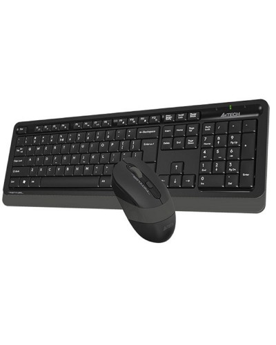 კლავიატურა-მაუსი: A4tech Fstyler FG1010 Wireless Combo Set EN/RU Grey