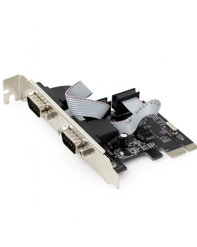 ადაპტერი Gembird spc-22 2 serial port PCI-Express add-on card