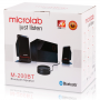 დინამიკი 2.1: Microlab M-200BT Bluetooth Speaker 40W Black