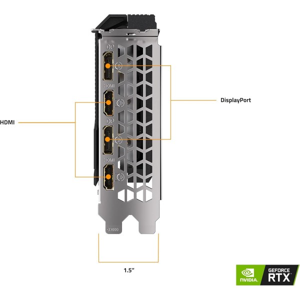 ვიდეო დაფა Gigabyte GeForce RTX 3060 WINDFORCE OC 12G