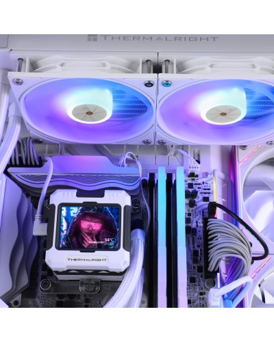 თხევადი გაგრილების სისტემა THERMALRIGHT FROZEN WARFRAME 240 WHITE ARGB  FW-240-W-ARGB
