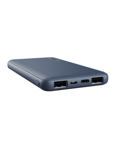 დამტენი 25028 TRUST PRIMO 10.000 POWERBANK ECO BLUE