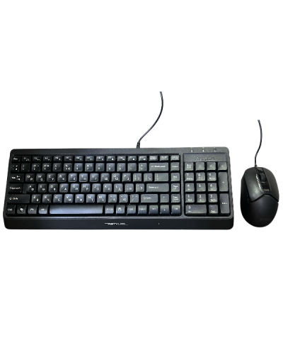 კლავიატურა-მაუსი A4Tech Fstyler F1512 2-Section Desktop Set Black