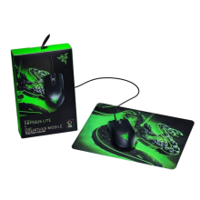 გეიმინგ ნაკრები - მაუსი და მაუსპადი / Razer ABYSSUS LITE & GOLIATHUS MOBILE / 6400 DPI / ოპტიკური / შავი