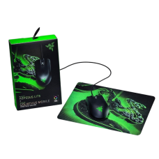 გეიმინგ ნაკრები - მაუსი და მაუსპადი / Razer ABYSSUS LITE & GOLIATHUS MOBILE / 6400 DPI / ოპტიკური / შავი