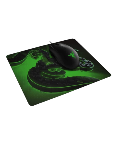 GAMING მაუსი და პადი  RAZER ABYSSUS LITE & RAZER GOLIATHUS MOUSE MAT BUNDLE RZ83-02730100-B3M1