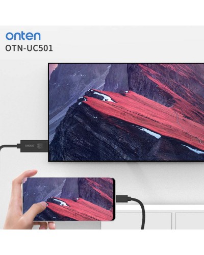 ONTEN UC501 | USB-C to HDMI კაბელი