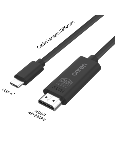 ONTEN UC501 | USB-C to HDMI კაბელი