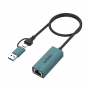 USB Ethernet ადაპტერი onten UE106 