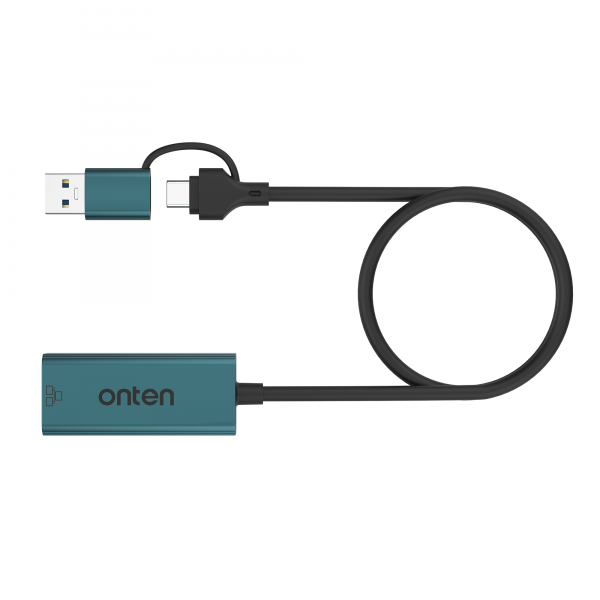 USB Ethernet ადაპტერი onten UE106 