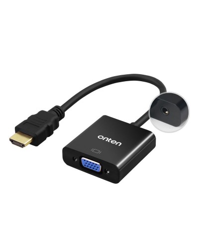 onten 5169 HDMI to VGA კონვერტორი აუდიო