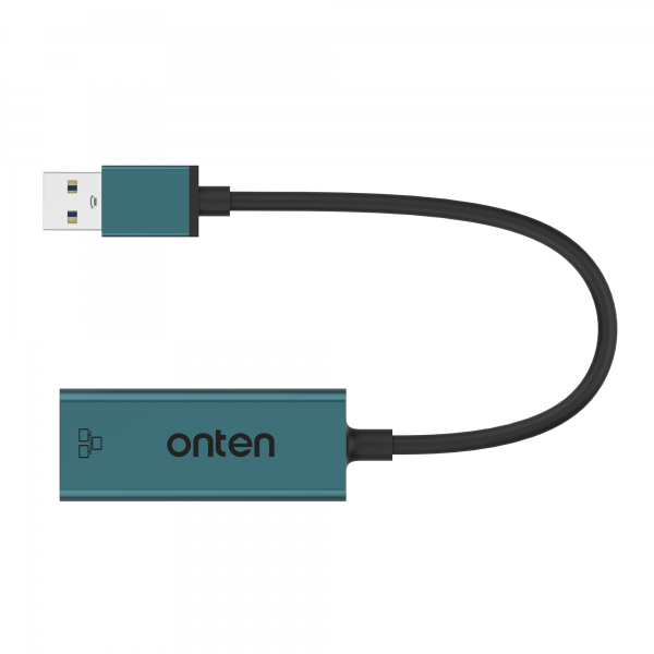 Onten 5225 USB 3.0 გიგაბიტიანი Ethernet ადაპტერი