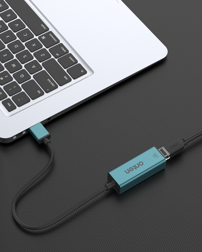 onten 5225D USB 3.0 Ethernet RJ45 ადაპტერი