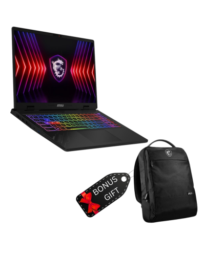 ნოუთბუქი MSI 9S7-15P223-885 Crosshair 16 HX D14VFKG, 16", i7-14700HX, 16GB, 1TB SSD, RTX4060 8GB, Black