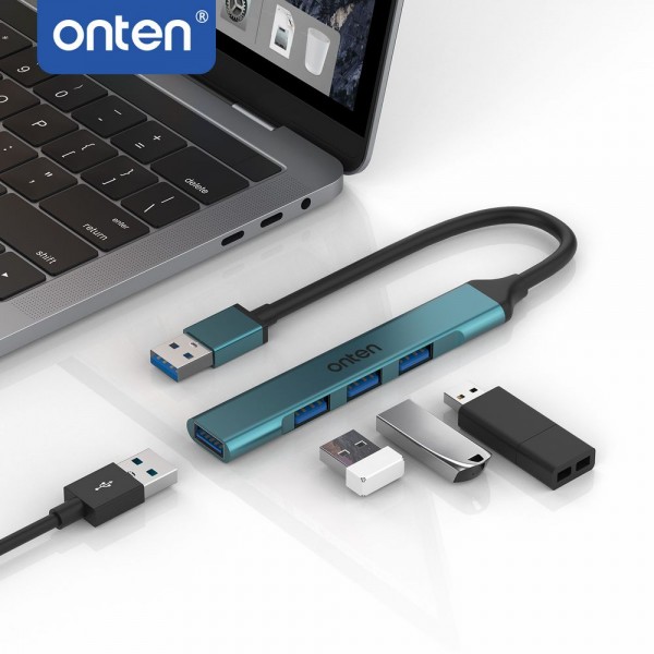 onten 5701  4-პორტიანი HUB USB 3.0