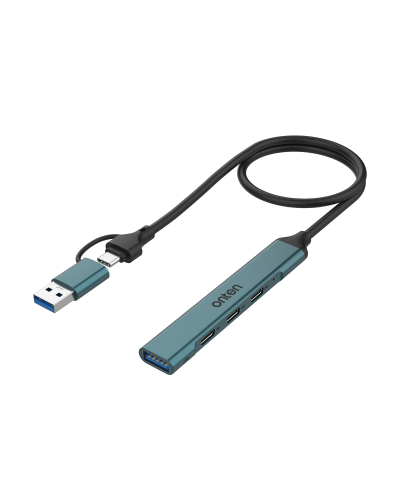 onten UCA9703 USB C / USB A 3.0 4-პორტიანი HUB