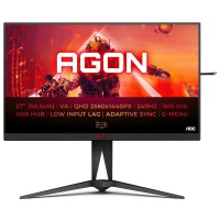 მონიტორი AOC AG275QZN/EU AGON 27" QHD 2K 240HZ 0.5MS HDMI, USB, DP, Black/Red