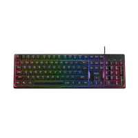 კლავიატურა NOXO FUSIONLIGHT Rainbow Backlit Gaming Keyboard EN/RU Black