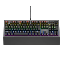 კლავიატურა NOXO CONQUEROR Mechanical Rainbow Backlit Gaming Keyboard BLUE Switch EN/RU Black