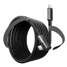 USB კაბელი UGREEN US551 (90629), Type-c to Type-c , USB-C To USB-C, 5m, Black