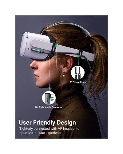 USB კაბელი UGREEN US551 (90629), Type-c to Type-c , USB-C To USB-C, 5m, Black