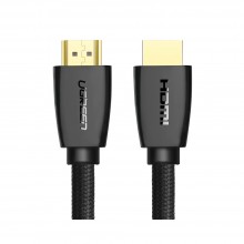 HDMI კაბელი UGREEN HD118 (40411) 4K UHD High Speed HDMI 2.0 Cable,  with Nylon Braid 3m (Black)