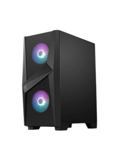 ქეისი MSI MAG FORGE 100R 1x120mm Fan/2x120mm ARGB Fans Mid-Tower Black