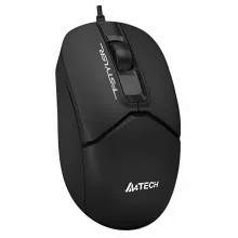 მაუსი სადენით A4tech FM12 Fstyler Wired Mouse USB (Black) | Buttons No.: 3 | 1200 DPI | Symmetric | 150 cm
