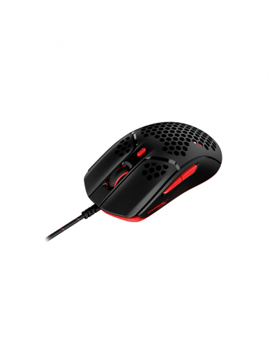 მაუსი Mouse HyperX Pulsefire Haste USB Gaming Mouse Ultra Lightweight, 59g, Hex Design, Honeycomb Shell, Hyperflex Cable, Up to 16000 DPI, 6 Programmable (PF001)