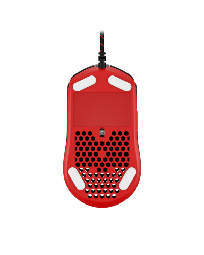 მაუსი Mouse HyperX Pulsefire Haste USB Gaming Mouse Ultra Lightweight, 59g, Hex Design, Honeycomb Shell, Hyperflex Cable, Up to 16000 DPI, 6 Programmable (PF001)