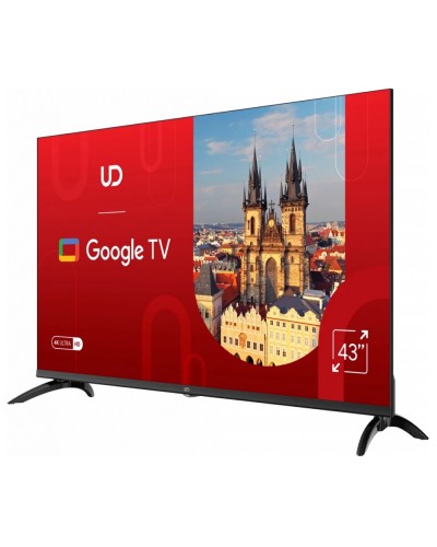 ტელევიზორი UDTV/ TV 43"(109cm)/ UD 43GU6210 Google TV 16:9 3840x2160 4K 178*/178* 250cd/m2 BT5.1 WiFi RJ45 Cl+ HDMIx2 USB2.0 DVB-T/T2/C/S2 VESA 200x200