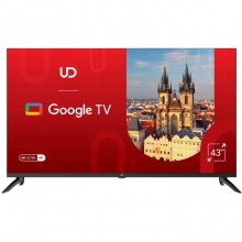 ტელევიზორი UDTV/ TV 43"(109cm)/ UD 43GU6210 Google TV 16:9 3840x2160 4K 178*/178* 250cd/m2 BT5.1 WiFi RJ45 Cl+ HDMIx2 USB2.0 DVB-T/T2/C/S2 VESA 200x200