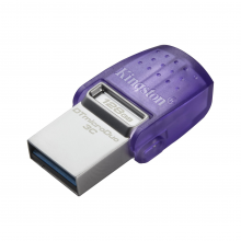 USB ფლეშ მეხსიერება Kingston 128GB DataTraveler MicroDuo 3C Type-C & USB-A (DTDUO3CG3/128GB)