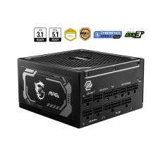 კვების ბლოკი MSI MAG A1000GL 1000W 80 PLUS Gold PCIE5, Fully Modular,  (306-7ZP9B11-CE0)