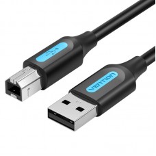 პრინტერის კაბელი VENTION COQBH USB 2.0 A Male to B Male Cable 2M Black PVC Type