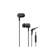 ყურსასმენი 2E X1 Extra Bass with volume control switch&mic Wired Black (2E-IEX1BK)